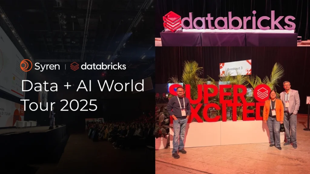 Syren team at Databricks Data + AI World Tour 2025 Sydney