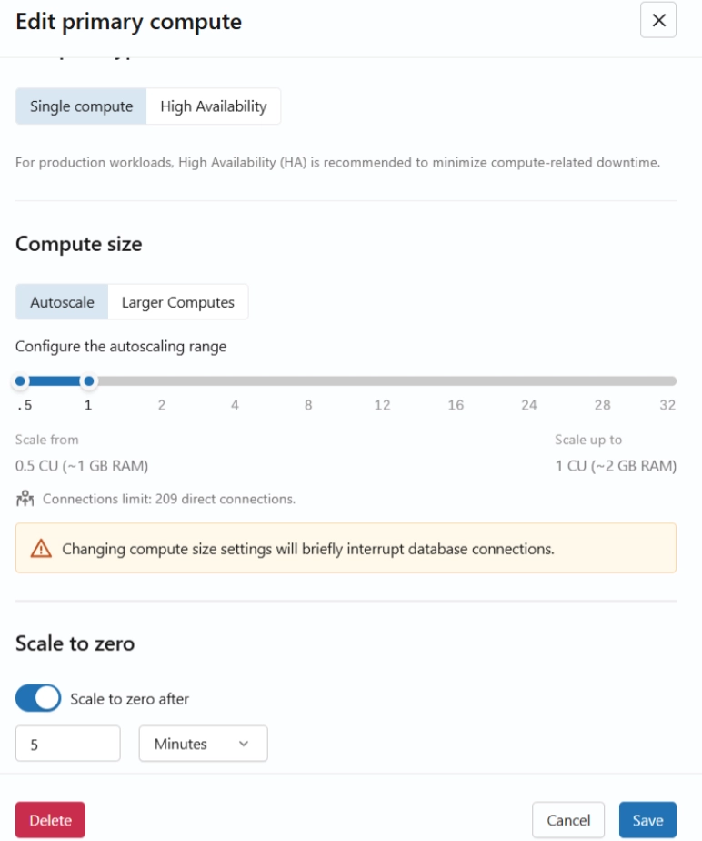 Enabling Scale-to-Zero